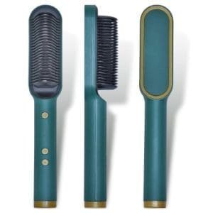 Professional Hair Straightener Comb, 5 Temperature PTC Fast Heating Electric Comb Straightener