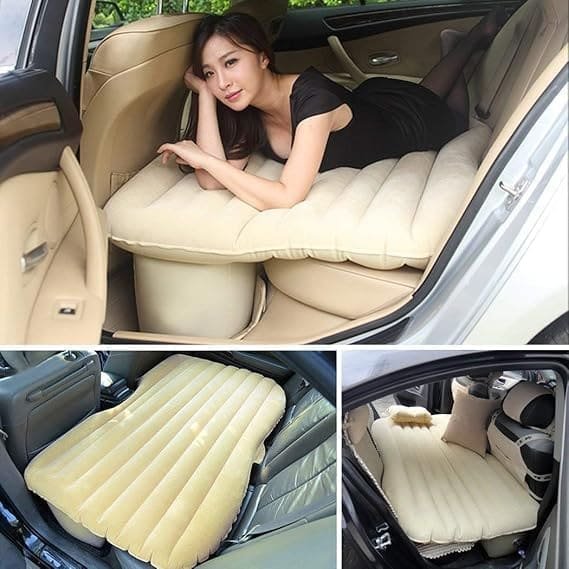 car inflatable bed with pump & 2 air pillow|quick inflatable back seat bed|car inflatable mattress 2 car inflatable bed with pump & 2 air pillow|quick inflatable back seat bed|car inflatable mattress - image 2