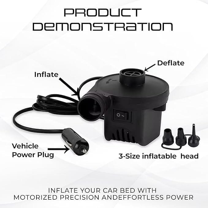 car inflatable bed with pump & 2 air pillow|quick inflatable back seat bed|car inflatable mattress 4 car inflatable bed with pump & 2 air pillow|quick inflatable back seat bed|car inflatable mattress - image 4