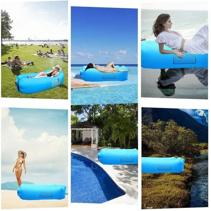 camping inflatable lounger sofa – portable air sofa for outdoor relaxing, travel, beach & camping – lightweight & no pump needed (1 pc) 3 camping inflatable lounger sofa – portable air sofa for outdoor relaxing, travel, beach & camping – lightweight & no pump needed (1 pc) - image 3