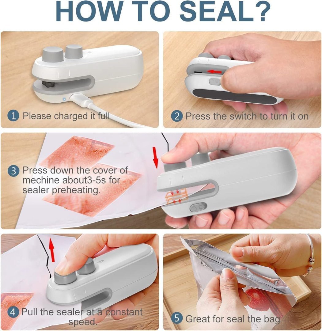portable mini sealing machine, handheld packet sealer for food, snacks, chips, fresh storage, plastic bags sealing machine, 1 year warranty 8 portable mini sealing machine, handheld packet sealer for food, snacks, chips, fresh storage, plastic bags sealing machine, 1 year warranty - image 8
